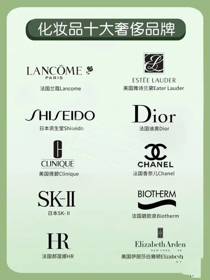 化妆品10大奢侈品牌 化妆品10大奢侈品牌