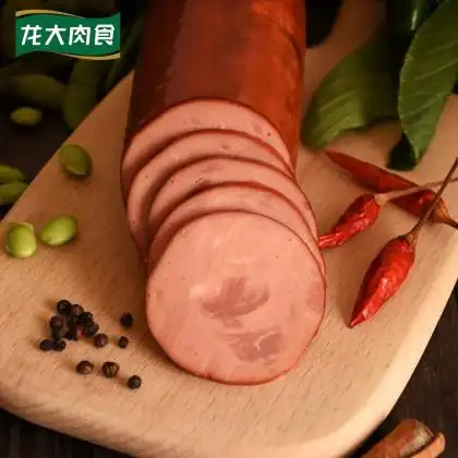 龙大肉食果木火腿250g3根猪肉鸡肉火腿山东熏烤蒸煮大火腿肠
