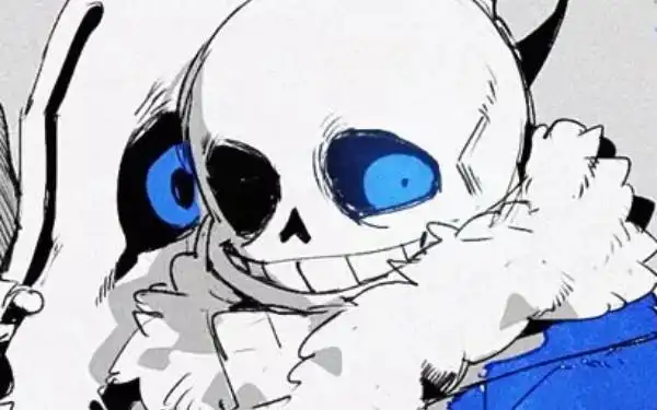 sans身边的龙骨炮friskvssans第一次玩