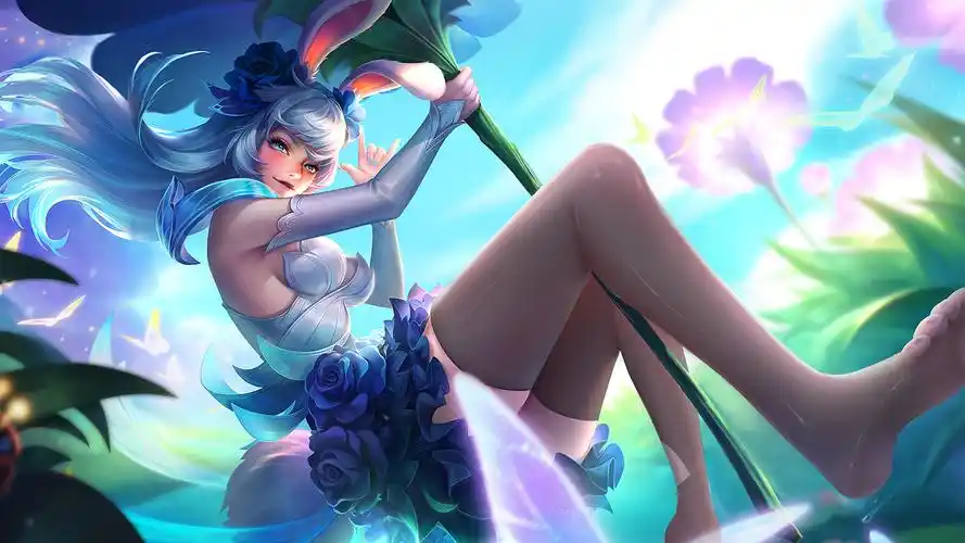 王者荣耀花间舞-公孙离黑美腿 绝对领域图片 - 空间壁纸网