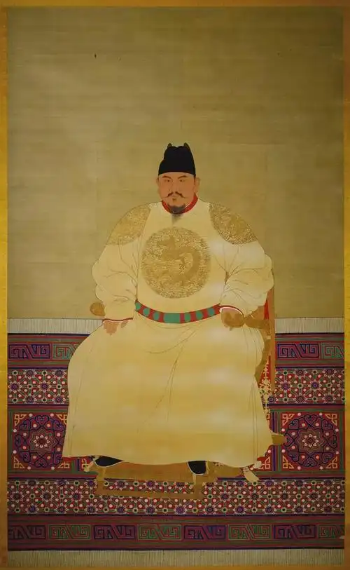 朱元璋画像:满清将他抹黑成猪腰子脸,图5才是朱元璋真实相貌_开国皇帝