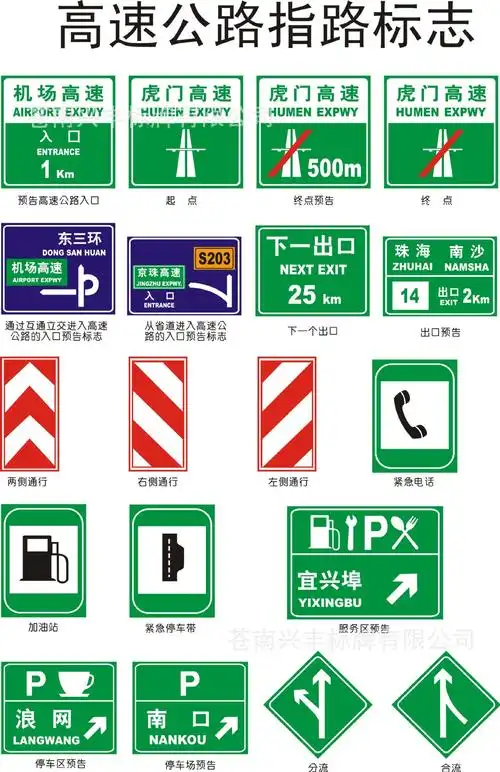交通标牌 道路标志牌 施工导向牌 标牌