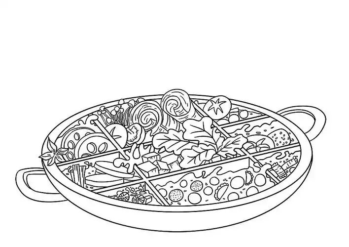 手绘 火锅大餐|插画|创作习作|种花兔 - 原创作品 - 站酷 (zcool)