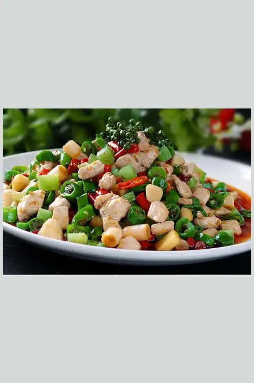 精美菜品摄影图片农家土鳝鱼特色菜品-宫爆腰块特色菜特色风味牛肉