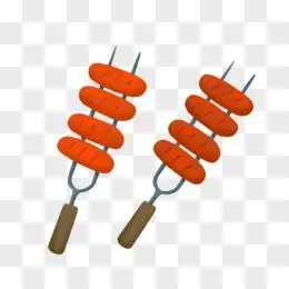 手绘烧烤野餐免抠元素