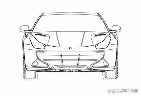 法拉利跑车怎么画简笔画