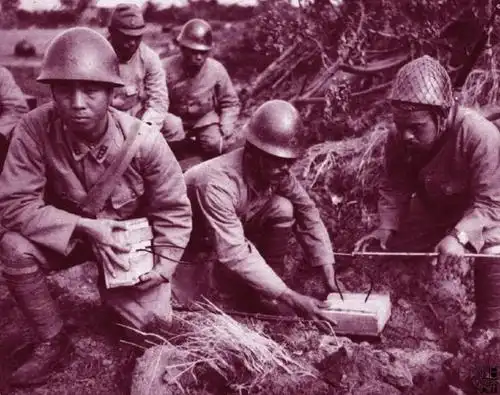 在枣宜战场殉国的中方第三十三集团军张自忠总司令.