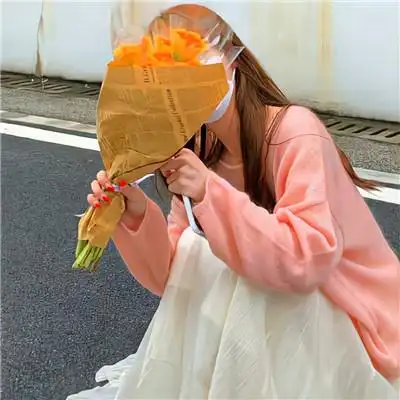 高级不露脸治愈系女生头像图片