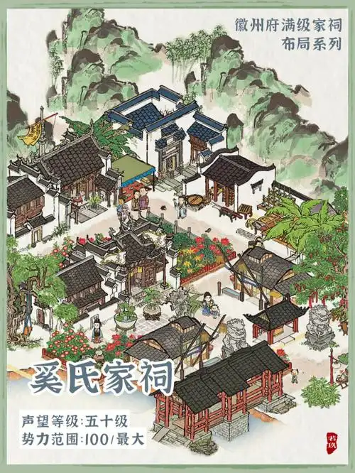 徽州府满级家祠奚氏家祠鹿鸣巷三省巷