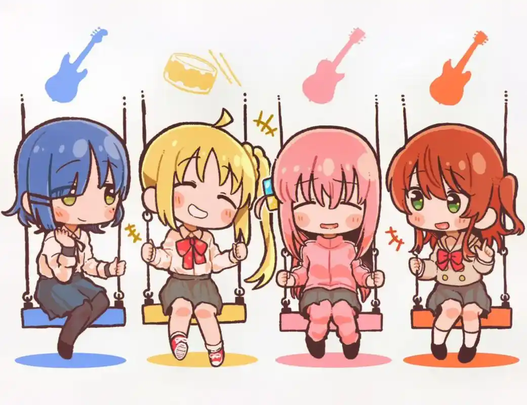 波奇酱  #孤独摇滚 #q版乐团 - 抖音