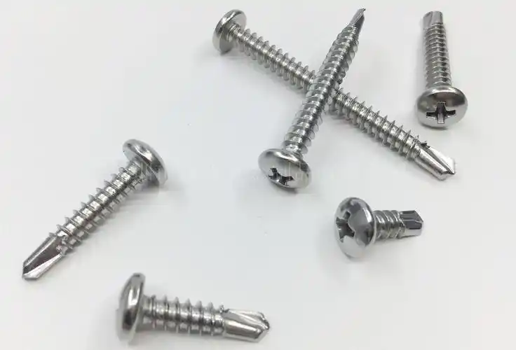 【4.2/4.8/5.5】410不锈钢圆头十字钻尾 华司自攻 燕尾螺钉