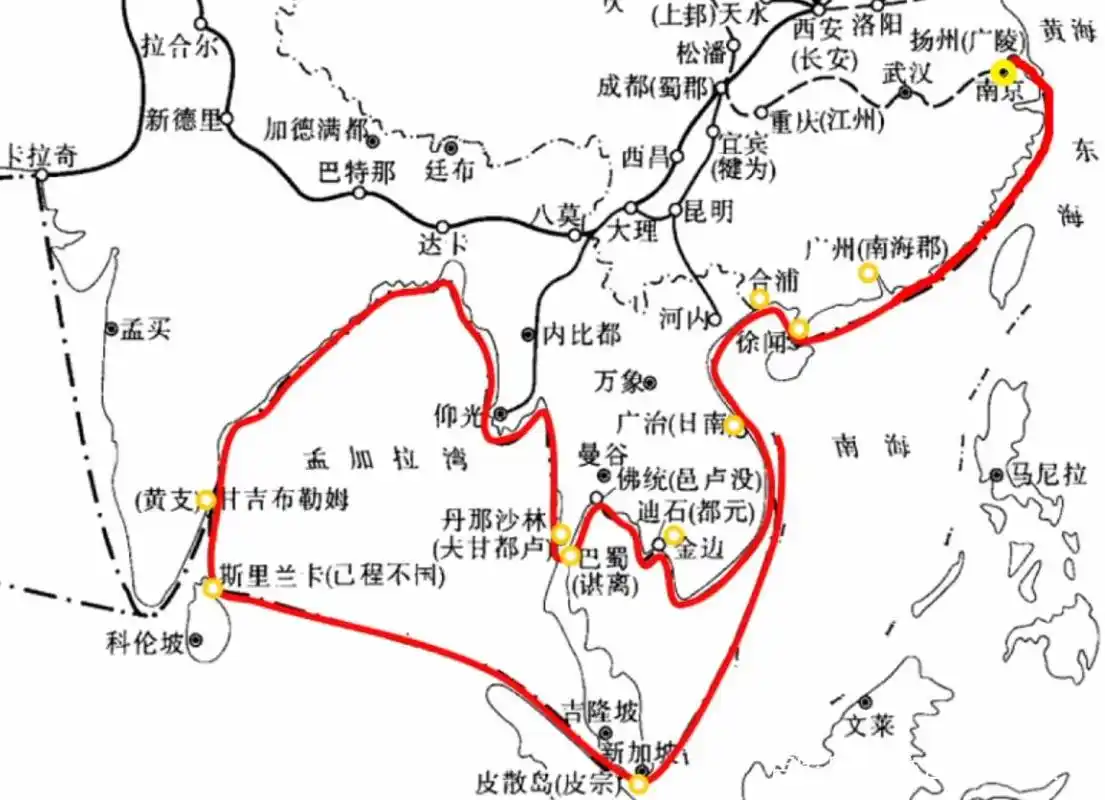 汉代丝绸之路的主要干线