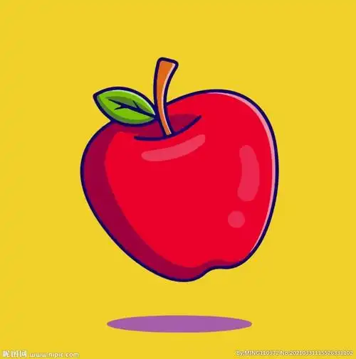 苹果图片卡通可爱