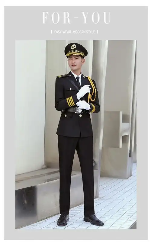 五星级酒店形象岗礼宾服夏装保安物业房产售楼部制服男秋冬乐队工作服