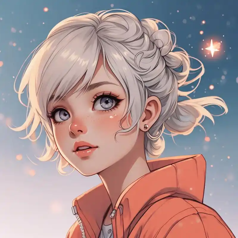 超可爱的微信卡通女生头像94