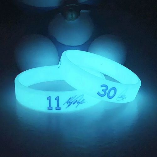 小号夜光篮球硅胶手环科比詹姆斯库里欧文杜兰特nba明星运动学生