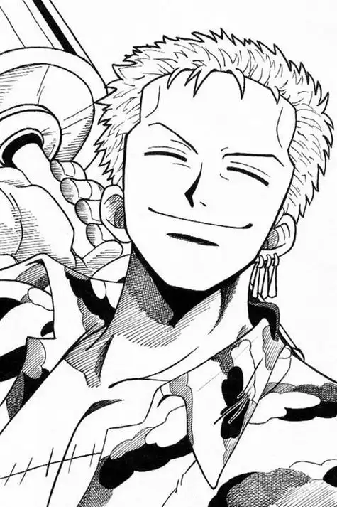 简笔画海贼王海贼王#小路飞#萌系#插画#手绘线条#黑白#原创#还可以