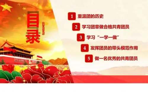 一学一做做合格共青团员ppt课件