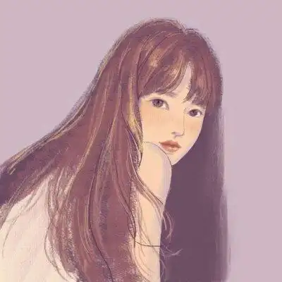 气质手绘插画头像女生高清图片