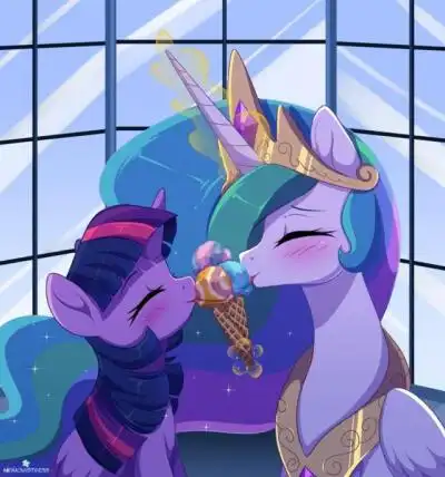twilight sparkle 紫悦 暮暮 暮光闪闪xprincess celestia 宇宙公主