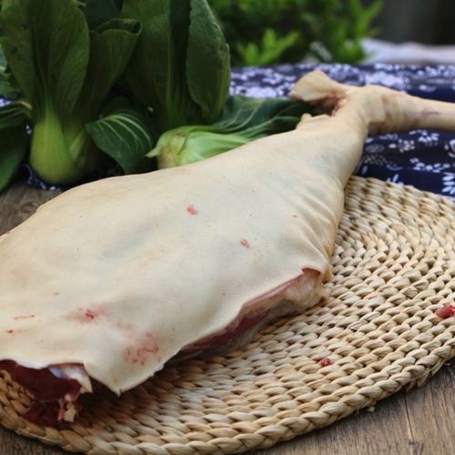 上海崇明山羊腿6斤整腿皮带骨带新鲜羊肉生羊腿