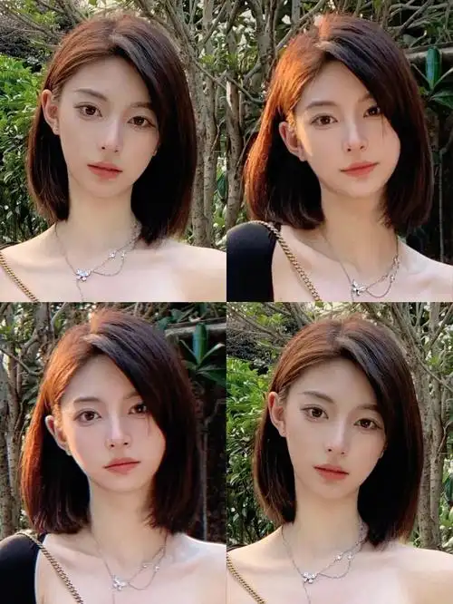 95少女系减龄齐肩短发推荐,超级显脸小的一款发型,蓬松感让整个