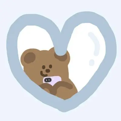 可爱的小棕色熊的头像呆萌可爱最近微信流行小熊头像图片