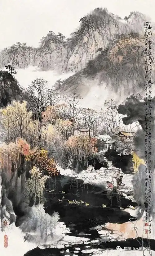 【国画山水】国画名家王中年山水画作品赏析|人物画|书法_网易订阅