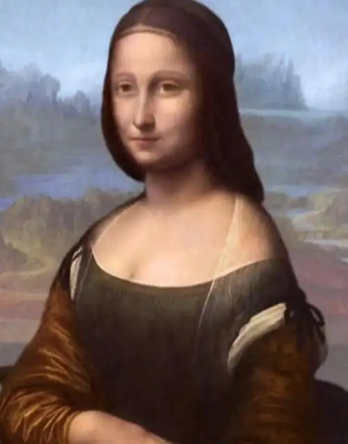 《蒙娜丽莎》放大3.14倍,右眼中暗藏秘密,达芬奇想说什么?
