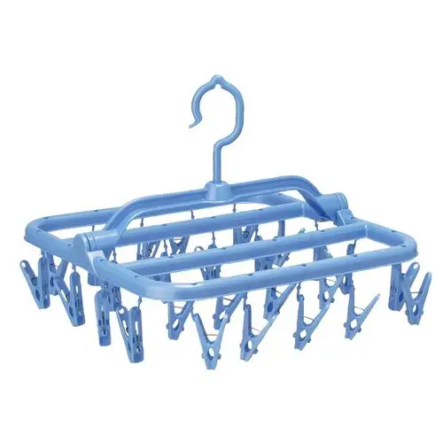 lec 丽固 超级 小物品 归总晾晒架 蓝色 (晾衣架)(亚马逊进口直采