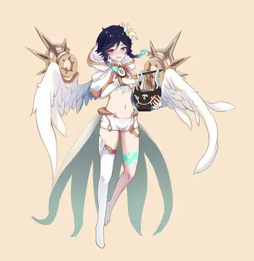 风神装温迪温迪横图