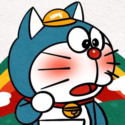 长耳朵的哆啦a梦个性微信头像