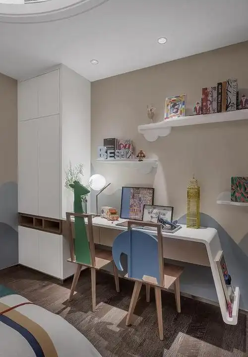 20款独特儿童房书桌设计 让孩子学习更有动力-衡水人人装修网