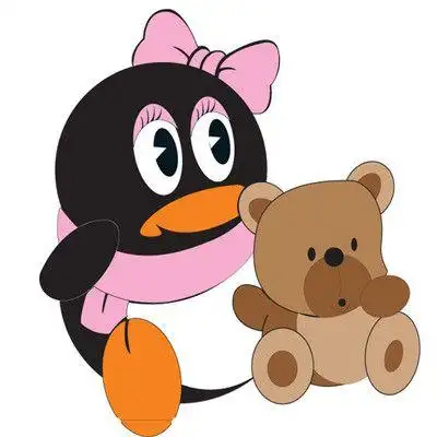qqq企鹅头像简笔画