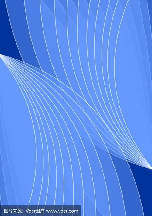 深蓝色背景与浅蓝色抽象半透明形状.