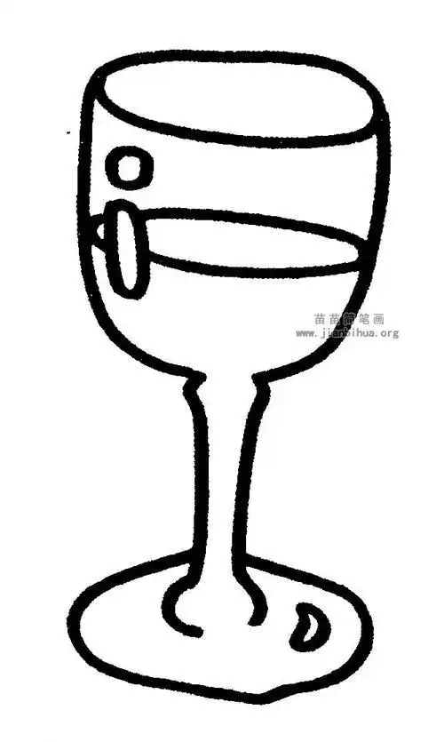 酒简笔画大图