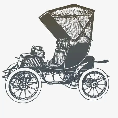 黄包车马路旅行25立体风格矢量免抠图