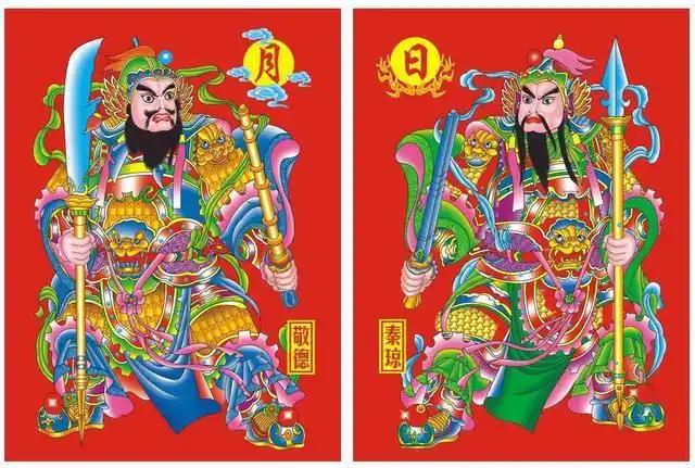 春节贴的两大门神是谁一个来自山东济南一个来自山西朔州