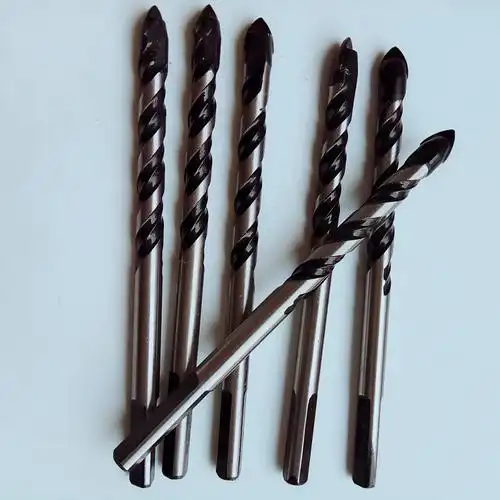 加长麻花螺纹 陶瓷墙壁钻 玻璃 大理石 水泥墙 陶瓷合金三角钻头