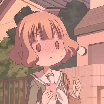 动漫脸红女生头像高清可爱的害羞脸红动漫女生头像图片