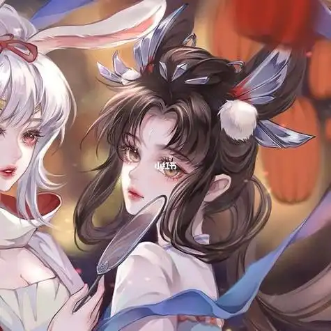 王者荣耀同人车稿闺蜜头像