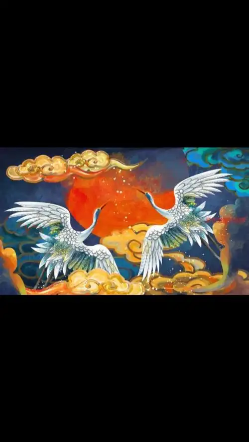 中国道教吉祥仙鹤图片