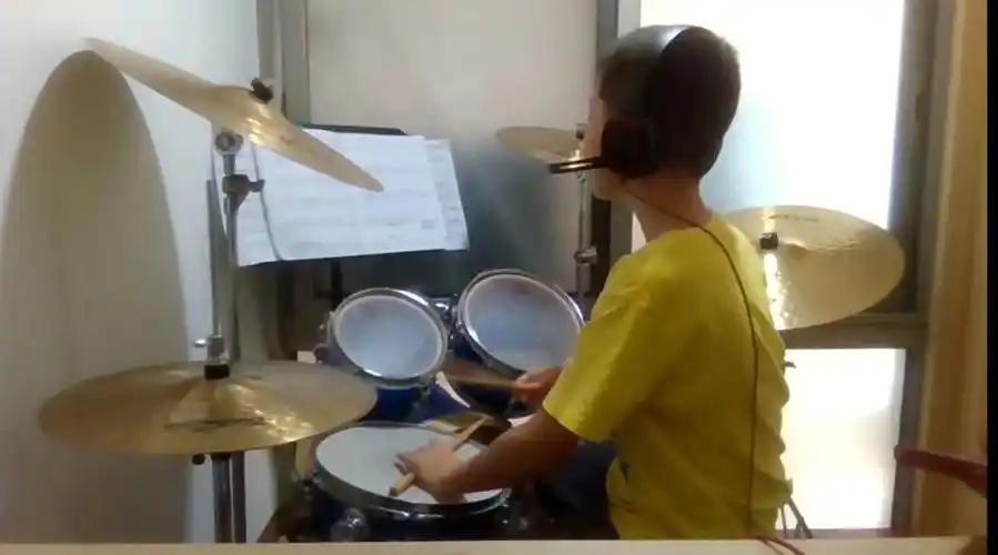 架子鼓网络课amos课堂纪实