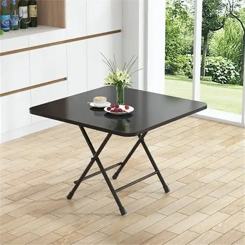 可折叠桌家用小户型餐桌饭桌出租屋吃饭方桌古达户外摆摊可折叠小桌子