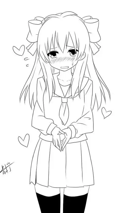 橡皮章——勾线——黑白——手绘