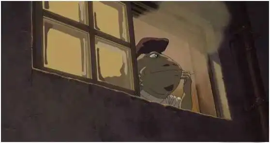 你看这个青蛙,劳累之后在窗口抽烟,和我们加班的员工在窗口