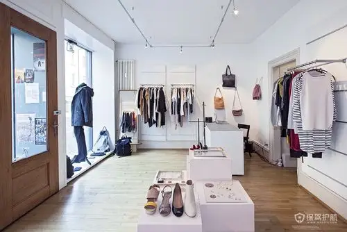 英式复古风服装店装修效果图