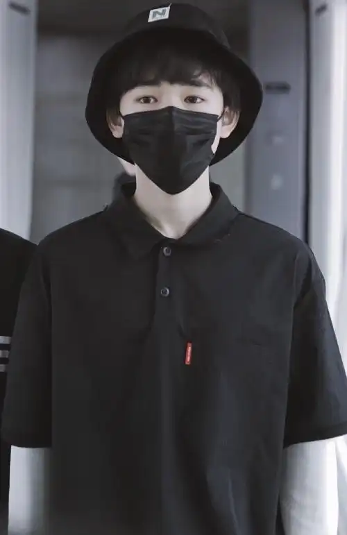 tnt时代少年团宋亚轩同款渔夫帽子百搭字母n清新no.21黑色盆帽diy