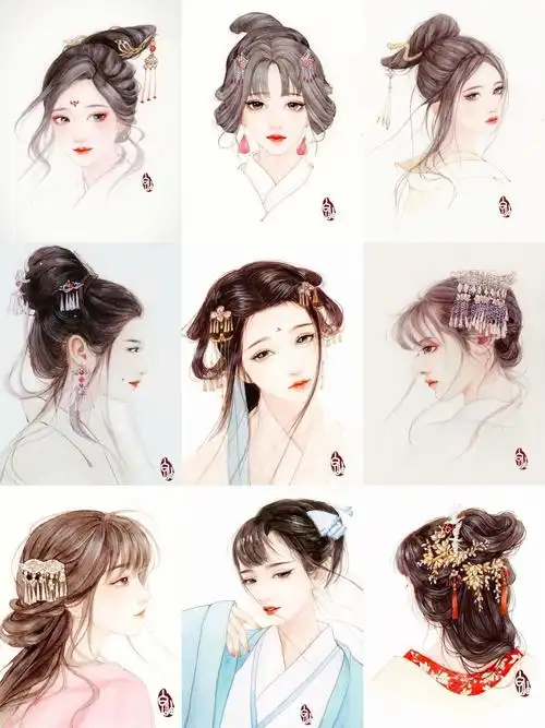 绾青丝中国古代女子发型