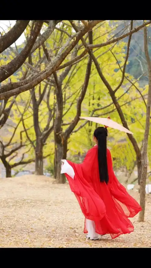 金城江汉服摄影这样的背影你喜欢吗